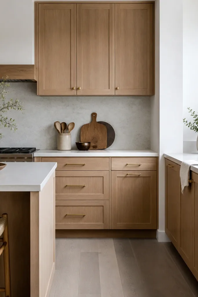 Budget-friendly white oak cabinets kitchen ideas