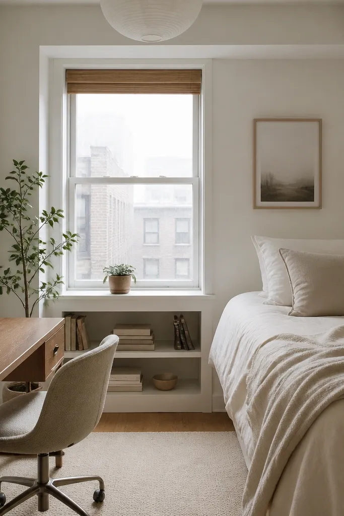 Small space clean room aesthetic ideas