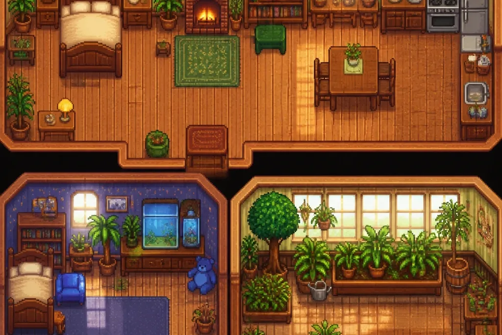 Stardew Valley house interior ideas for beginners