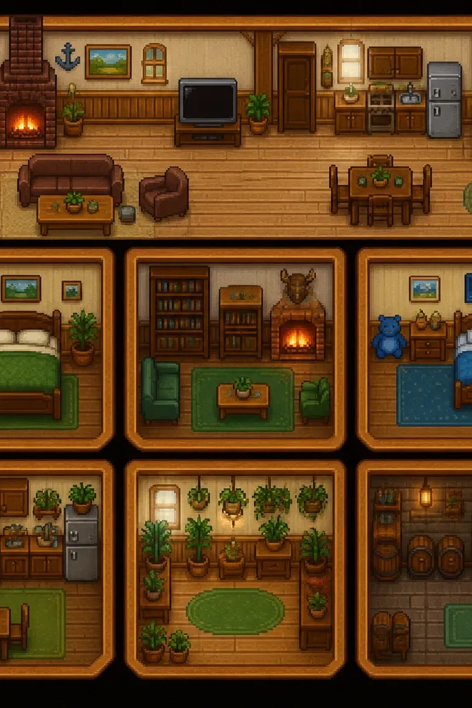 Stardew Valley house interior ideas for beginners